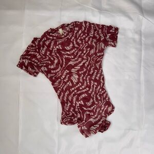 Skims Purple Mesh Bodysuit